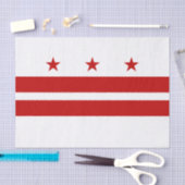 Vlag van Washington DC Tissuepapier (Craft)