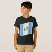 Vlag van Wavy Guatemala T-shirt (Voorkant volledig)