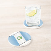 Vlag van Wavy Guatemala Zandsteen Onderzetter (Zijkant)