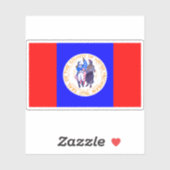 Vlag van Wayne County, Michigan Sticker (Vel)