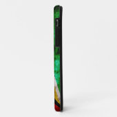 Vlag van Weathered Guyana Case-Mate iPhone Case (Achterkant/links)