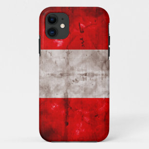 Vlag van Weathered Peru iPhone 11 Hoesje