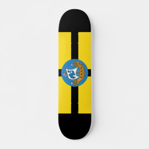 Vlag van Wellington City, Nieuw-Zeeland Skateboard