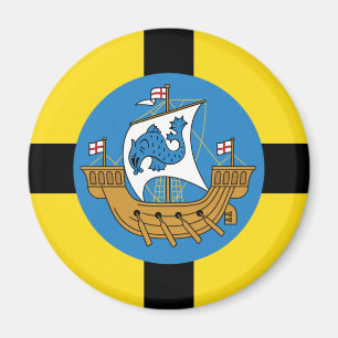 Vlag van Wellington, Nieuw-Zeeland Magneet
