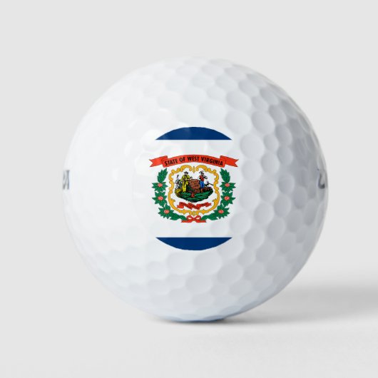 vlag van West-Virginia, Amerikaanse vlag Golfballen (Voorkant)
