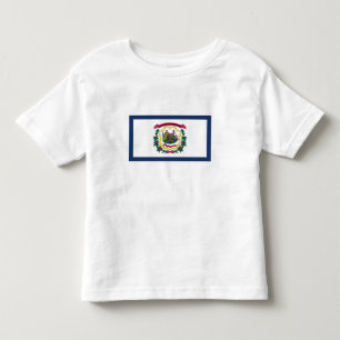 Vlag van West Virginia Kinder Shirts