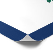 Vlag van West Virginia Poster (Hoek)