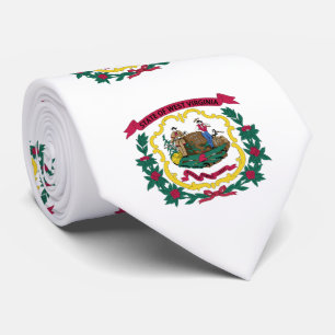 Vlag van West Virginia Stropdas