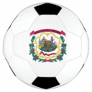 Vlag van West Virginia Voetbal