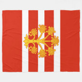 Vlag van Westmorland Fleece Blanket Deken (Voorkant (Horizontaal))