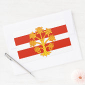 Vlag van Westmorland Rechthoekige sticker (Envelop)