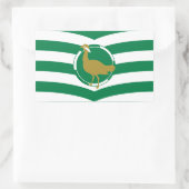 Vlag van Wiltshire rechthoekige sticker (Tas)