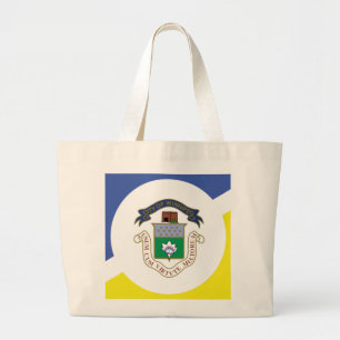 Vlag van Winnipeg, Manitoba Grote Tote Bag