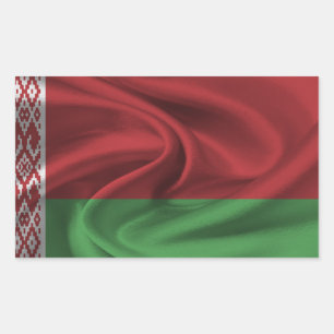 Vlag van Wit-Rusland Rechthoekige Sticker