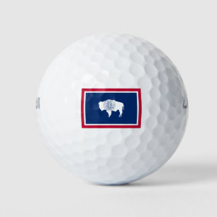 Vlag van Wyoming Golfballen