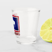 Vlag van Wyoming Shot Glas (Rechts)