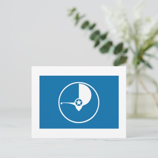 Vlag van Yap Briefkaart (Staand voorkant)