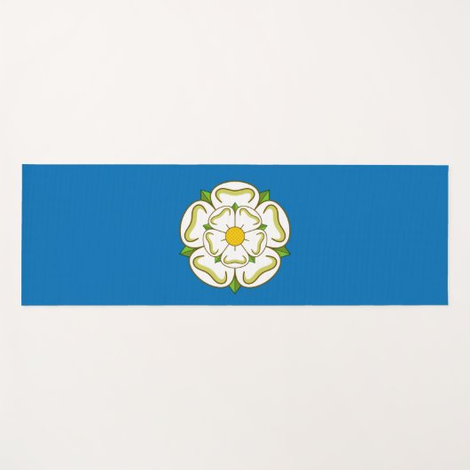 Vlag van Yorkshire (Engeland) Yogamat (Voorkant (horizontaal))
