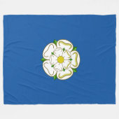 Vlag van Yorkshire Fleece Blanket (Voorkant (Horizontaal))