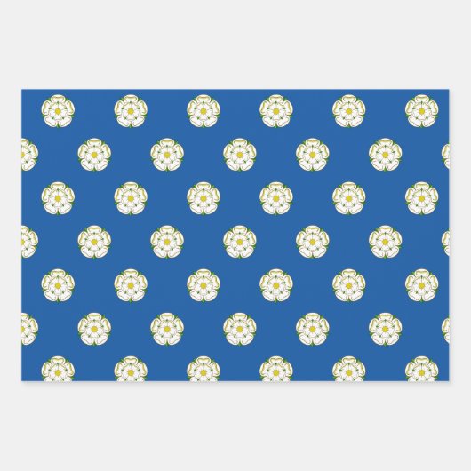 Vlag van Yorkshire Inpakpapier Vel (Voorkant)