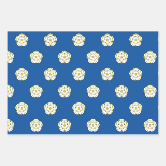 Vlag van Yorkshire Inpakpapier Vel (Voorkant)