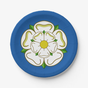 Vlag van Yorkshire Papieren Bordje