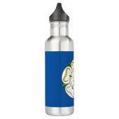 Vlag van Yorkshire Stainless Steel Water Bottle Waterfles (Links)