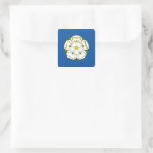 Vlag van Yorkshire Vierkante Sticker (Tas)