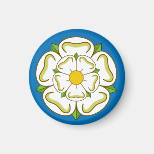 Vlag van Yorkshire (VK) Magneet