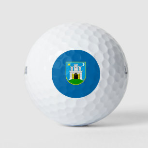 Vlag van Zagreb, Kroatische Golf Balls Golfballen