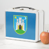 Vlag van Zagreb, Kroatische hoofddoos (In situ)