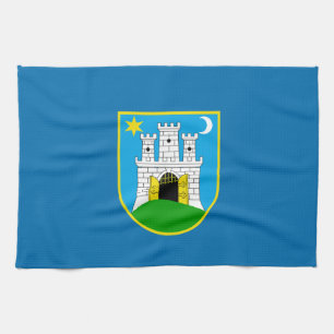 Vlag van Zagreb, Kroatische keukenhanddoek