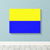 Vlag van Zandvoort Canvas Afdruk (Insitu (Houten vloer))