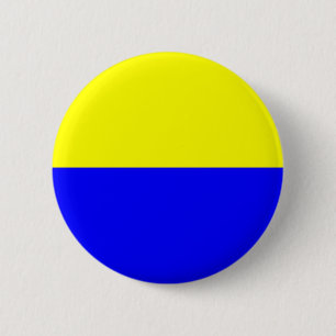 Vlag van Zandvoort Ronde Button 5,7 Cm