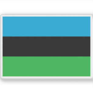 Vlag van Zanzibar (januari-april 1964), Afrika Sticker