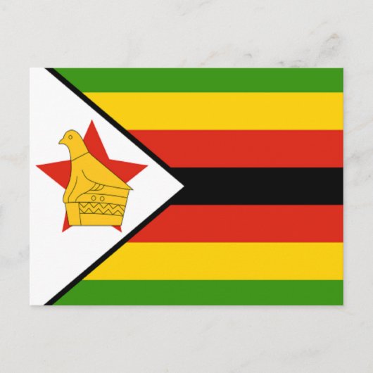 vlag van Zimbabwe Briefkaart (Voorkant)