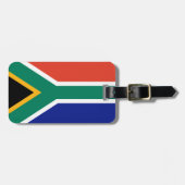 Vlag van Zuid-Afrika Bagagelabel (Voorkant horizontaal)