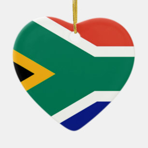 Vlag van Zuid-Afrika Bokke Keramisch Ornament