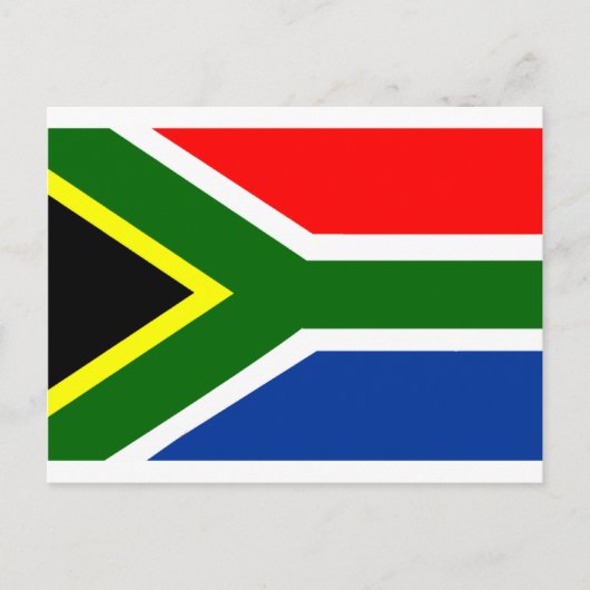 Vlag van Zuid-Afrika Briefkaart (Voorkant)