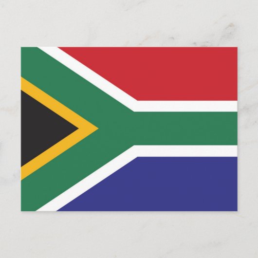 Vlag van Zuid-Afrika Briefkaart (Voorkant)
