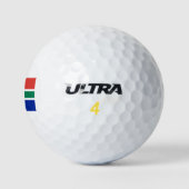 Vlag van Zuid-Afrika Golfballen (Logo)