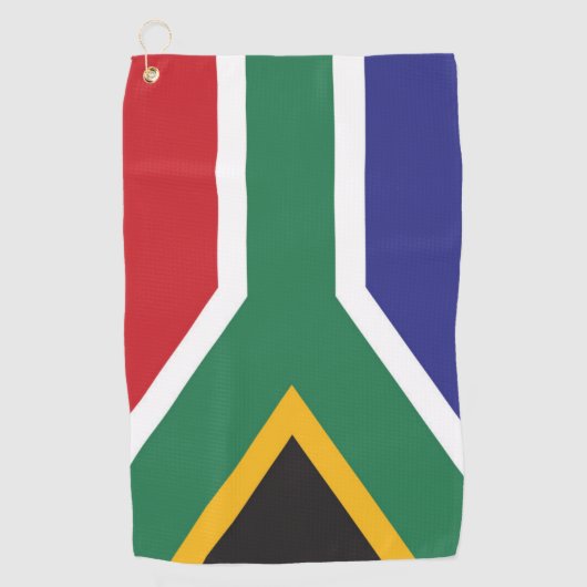 Vlag van Zuid-Afrika Golfhanddoek (Voorkant)