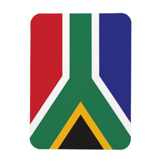 Vlag van Zuid-Afrika Magneet (Verticaal)
