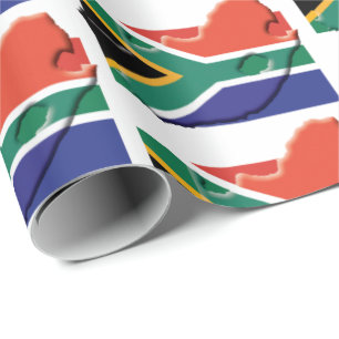 VLAG VAN ZUID-AFRIKA   Mzansi   Zuid-Afrika Cadeaupapier