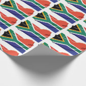 VLAG VAN ZUID-AFRIKA | Mzansi | Zuidafrikaans Cadeaupapier (Hoek)