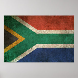 vlag van Zuid-Afrika Poster