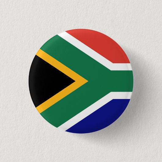 Vlag van Zuid-Afrika Ronde Button 3,2 Cm (Voorkant)