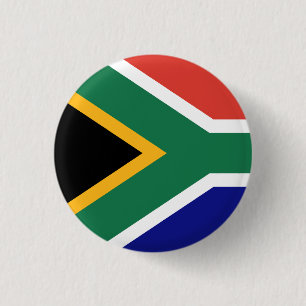 Vlag van Zuid-Afrika Ronde Button 3,2 Cm