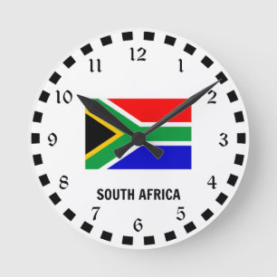 Vlag van Zuid-Afrika Ronde Klok