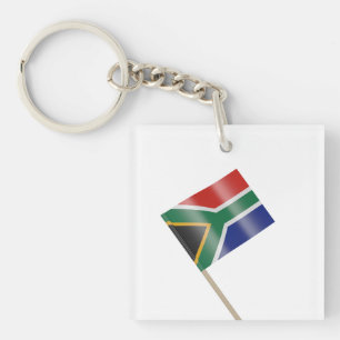Vlag van Zuid-Afrika Sleutelhanger
